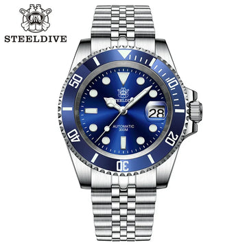 Ceramic Bezel Sapphire Mirror SD1953 Water Ghost Swiss Luminous NH35 Movement Dive 30Bar Waterproof Mechanical Watch